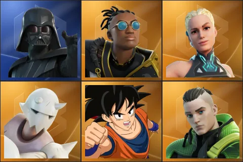 Darth Vader, Malik, Paradigm (Reality-659), Snap, Son Goku, Twyn