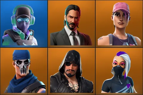 Breakpoint, John Wick, Rose Team Leader, Warpaint, Blackheart, Catalyst
