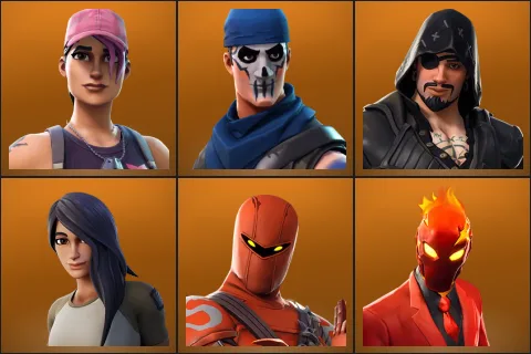 Rose Team Leader, Warpaint, Blackheart, Gear Specialist Maya, Hybrid, Inferno