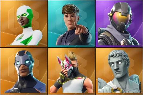 Backlash, Clix, Rogue Agent, Carbide, Drift, Love Ranger