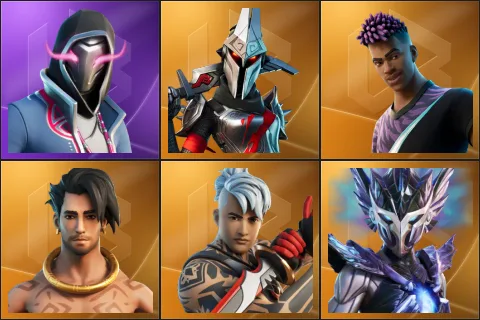 Xander, Eternal Knight, Fade, Raz, Ronin, Spire Assassin