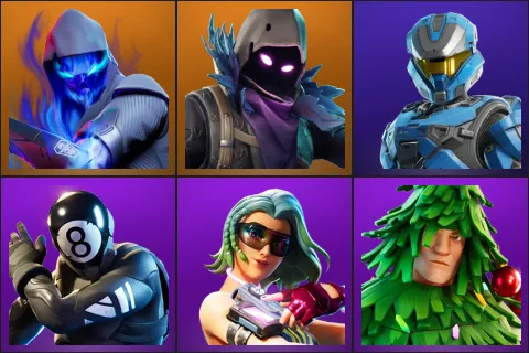 Fusion, Raven, UNSC Spartan, 8-Ball vs Scratch, Cameo vs Chic, Lt. Evergreen