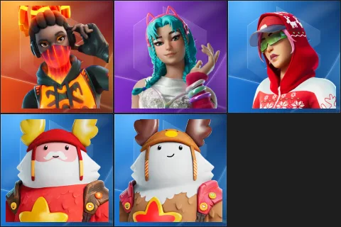 Tectonic Komplex, Katalina, Arctic Adeline, Guff Gringle, Sled Ready Guff
