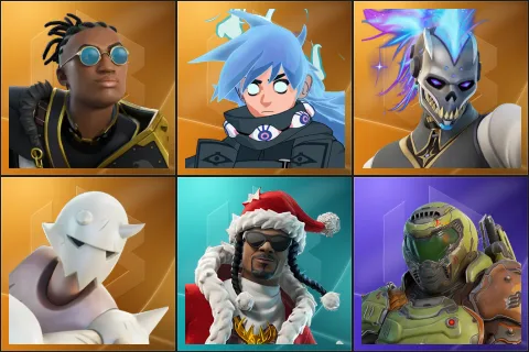 Malik, Nezumi, Renzo the Destroyer, Snap, Santa Dogg, Doom Slayer