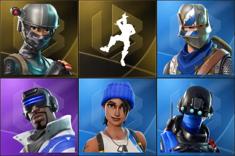 Elite Agent, Take The L, Blue Squire, Blue Striker, Blue Team Leader, Carbon Commando