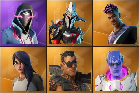 Xander, Eternal Knight, Fade, Gear Specialist Maya, Joey, Kymera