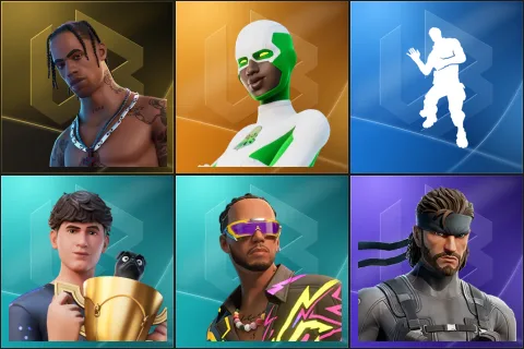 Travis Scott, Backlash, Laugh It Up, Bugha, Lewis Hamilton, Solid Snake