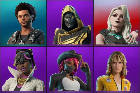 The Weeknd Combat, Blitz Knight, Carletta, Danica, Omen Hunter Calamity, The Bride