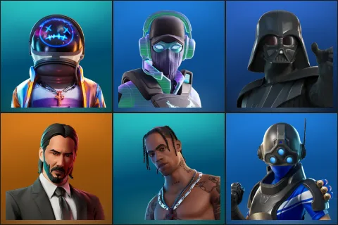 Astro Jack, Breakpoint, Darth Vader, John Wick, Travis Scott, Trilogy