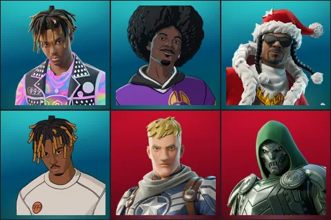 Juice WRLD, LBC '93 Dogg, Santa Dogg, Slayer Juice WRLD, Captain Jones, Doom