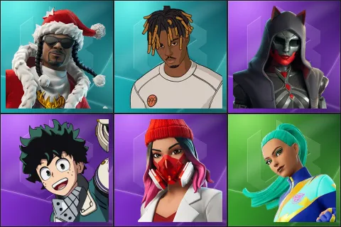 Santa Dogg, Slayer Juice WRLD, Felina, Izuku Midoriya, Yulejacket, Champion Kyra