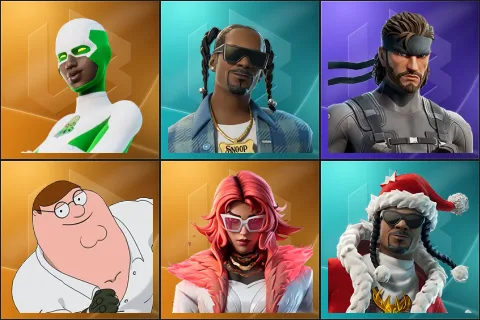 Backlash, Snoop Dogg, Solid Snake, Peter Griffin, Valeria, Santa Dogg