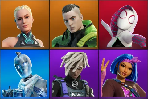Paradigm (Reality-659), Twyn, Spider-Gwen, Glacial Dummy, Bytes, Carina