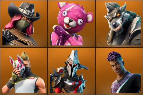 Calamity, Cuddle Team Leader, Dire, Drift, Eternal Knight, Fade