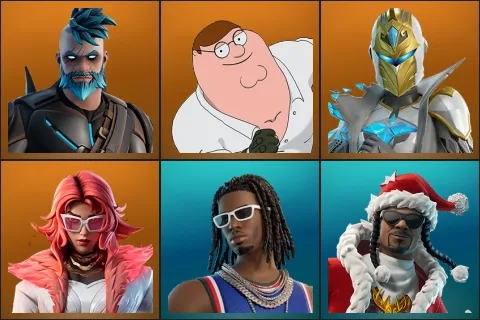 Omegarok, Peter Griffin, Spectra Knight, Valeria, Playboi Carti, Santa Dogg