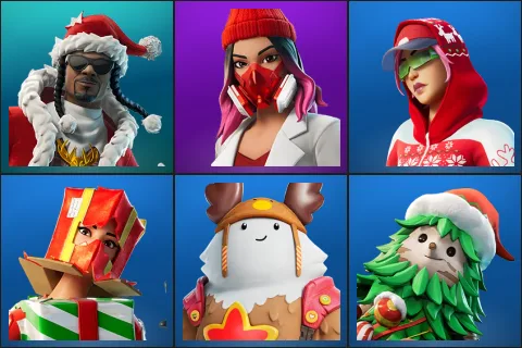 Santa Dogg, Yulejacket, Arctic Adeline, Holiday Boxy, Sled Ready Guff, Winterfest Bushranger