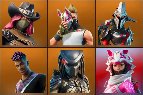 Calamity, Drift, Eternal Knight, Fade, Predator, Vi