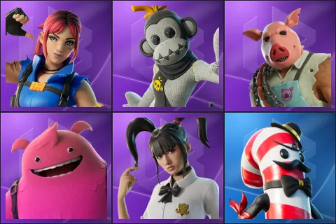 Explorer Emilie, GHOST Monks, Pig the Butcher, Yeddy, Yuki Yubari, Mr. Dappermint