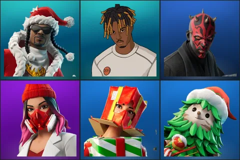 Santa Dogg, Slayer Juice WRLD, Darth Maul, Yulejacket, Holiday Boxy, Winterfest Bushranger