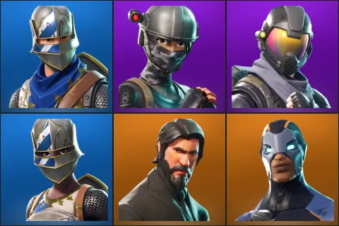 Blue Squire, Elite Agent, Rogue Agent, Royale Knight, The Reaper, Carbide