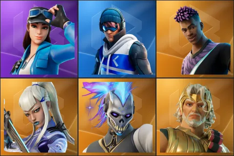Cloud Striker, Point Patroller, Fade, Mizuki, Renzo the Destroyer, Zeus
