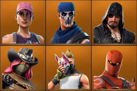 Rose Team Leader, Warpaint, Blackheart, Calamity, Drift, Hybrid