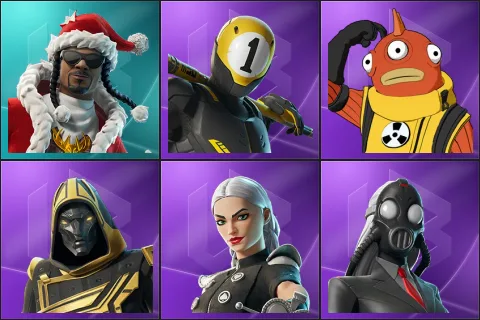 Santa Dogg, 1-Ball, Blinky Fishstick, Blitz Knight, Cassidy Quinn, Chaos Director