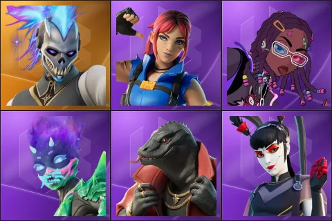 Renzo the Destroyer, Explorer Emilie, Imani, Mystica, Thunder, Tsuki 2.0
