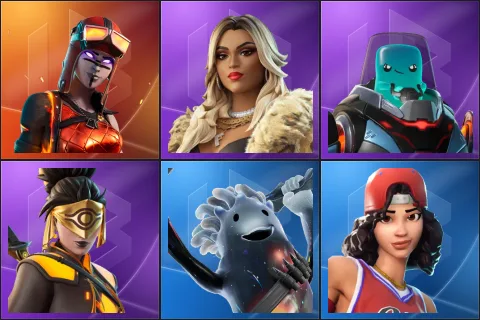 Blaze, Dylan, The Guardian, The Voidblade, Lumi Jellie, Triple Threat