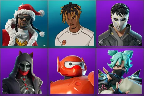 Santa Dogg, Slayer Juice WRLD, Daigo, Felina, Hero Baymax, Jade