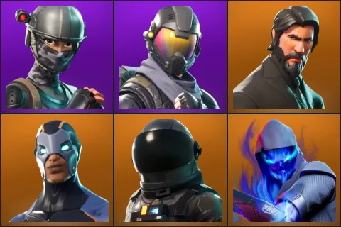 Elite Agent, Rogue Agent, The Reaper, Carbide, Dark Voyager, Fusion