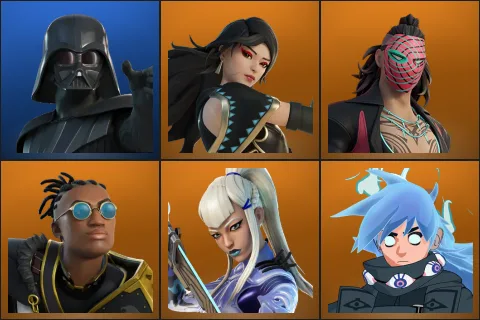 Darth Vader, Era, Kado Thorne, Malik, Mizuki, Nezumi