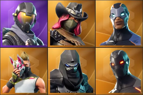 Rogue Agent, Calamity, Carbide, Drift, Enforcer, Omega