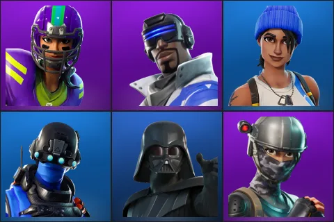 Blitz, Blue Striker, Blue Team Leader, Carbon Commando, Darth Vader, Elite Agent