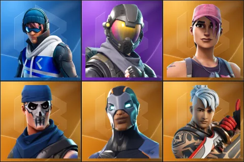 Point Patroller, Rogue Agent, Rose Team Leader, Warpaint, Carbide, Ronin