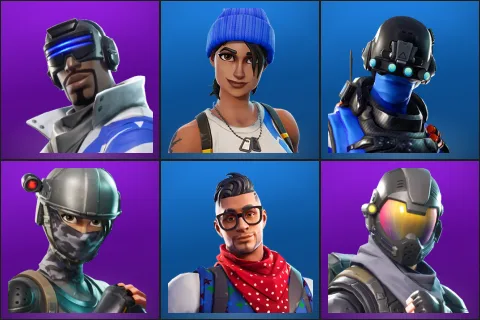 Blue Striker, Blue Team Leader, Carbon Commando, Elite Agent, Prodigy, Rogue Agent