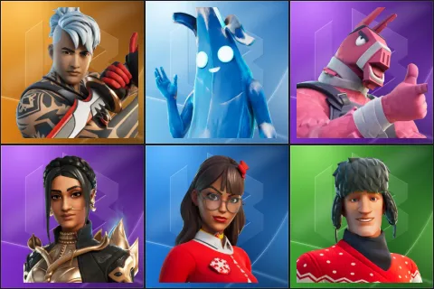 Ronin, Polar Peely, Lt. John Llama, Shanta, Krisabelle, Cozy Jonesy