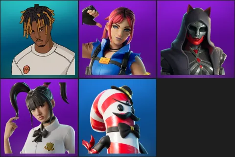 Slayer Juice WRLD, Explorer Emilie, Felina, Yuki Yubari, Mr. Dappermint