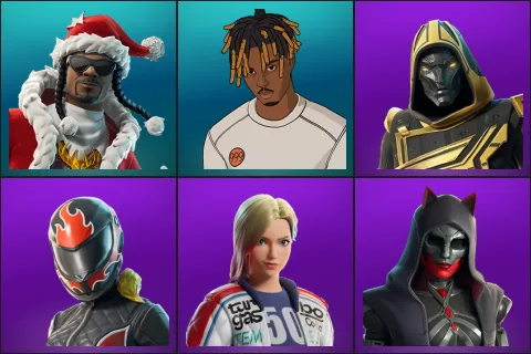 Santa Dogg, Slayer Juice WRLD, Blitz Knight, Burnoff, Dueling Dragons Jackie, Felina