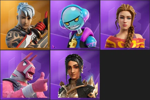 Ronin, Gumbo, Haven, Lt. John Llama, Shanta