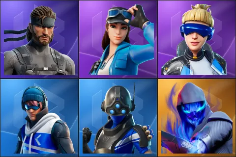 Solid Snake, Cloud Striker, Neo Versa, Point Patroller, Trilogy, Fusion