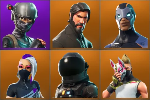 Elite Agent, The Reaper, Carbide, Catalyst, Dark Voyager, Drift