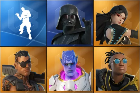 Laugh It Up, Darth Vader, Era, Joey, Kymera, Malik
