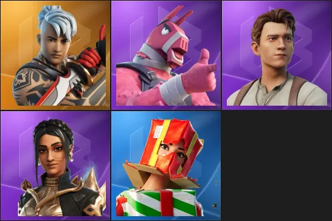 Ronin, Lt. John Llama, Nathan Drake, Shanta, Holiday Boxy
