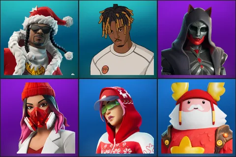 Santa Dogg, Slayer Juice WRLD, Felina, Yulejacket, Arctic Adeline, Guff Gringle