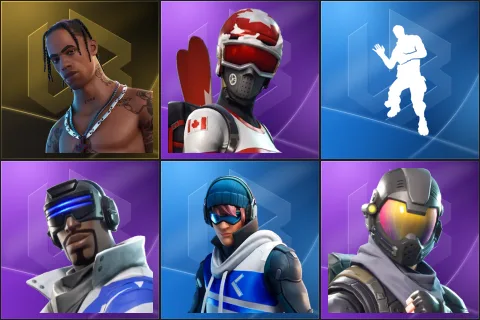 Travis Scott, Mogul Master (CAN), Laugh It Up, Blue Striker, Point Patroller, Rogue Agent