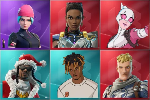 Wildcat, Shuri, Gwenpool, Santa Dogg, Slayer Juice WRLD, Captain Jones
