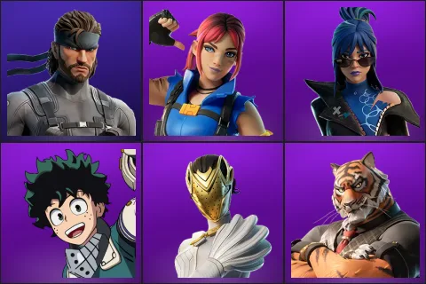 Solid Snake, Explorer Emilie, Hope, Izuku Midoriya, Nisha, Oscar