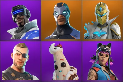 Blue Striker, Carbide, Spectra Knight, Battlehawk, Lil Split, Renegade Lynx