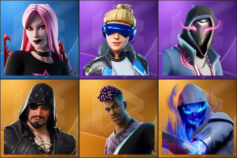 Haze, Neo Versa, Xander, Blackheart, Fade, Fusion